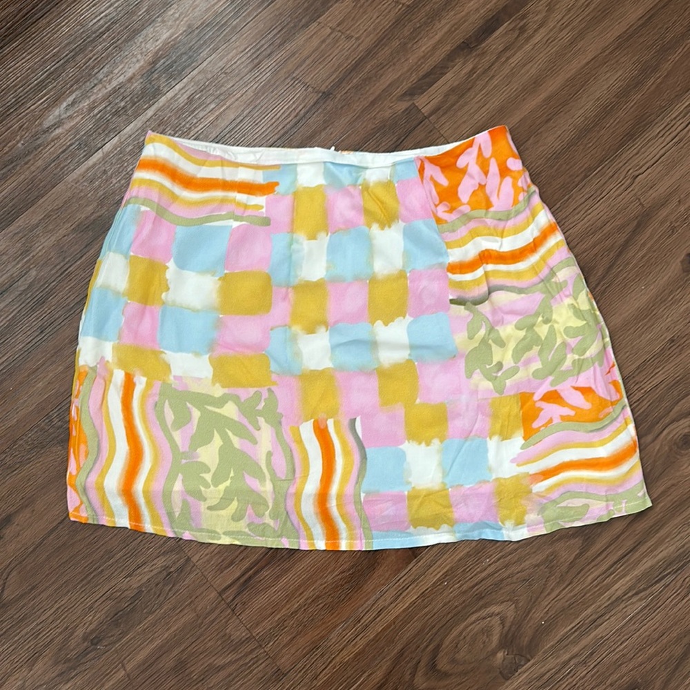 PRINCESS POLLY printed mini skirt